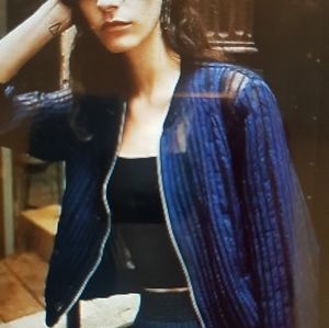 Gorgeous Sheer Bomber Jacket